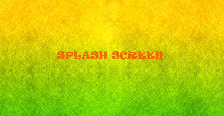 Splash Screen Yazı Görseli